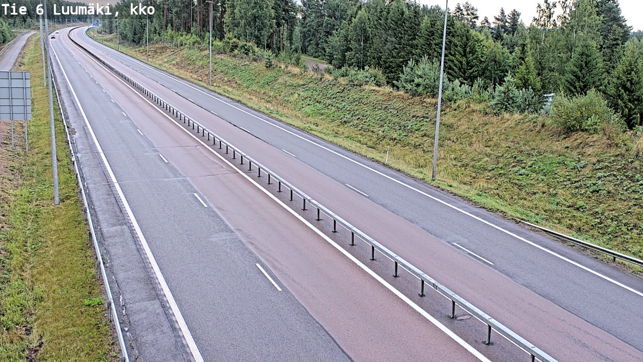 Kelikamerat Kuva Tie 6 Luumäki, kirkko, Luumäki, Etelä-Karjala