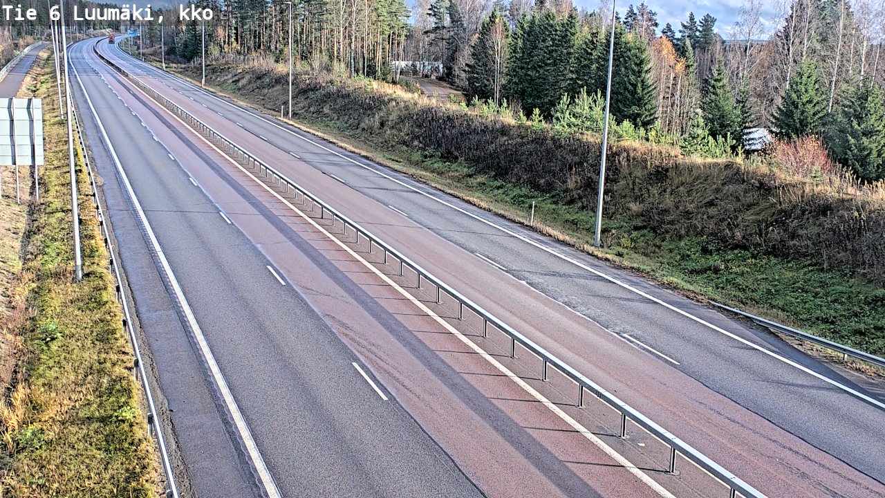 Kelikamerat Kuva Tie 6 Luumäki, kirkko, Luumäki, Etelä-Karjala