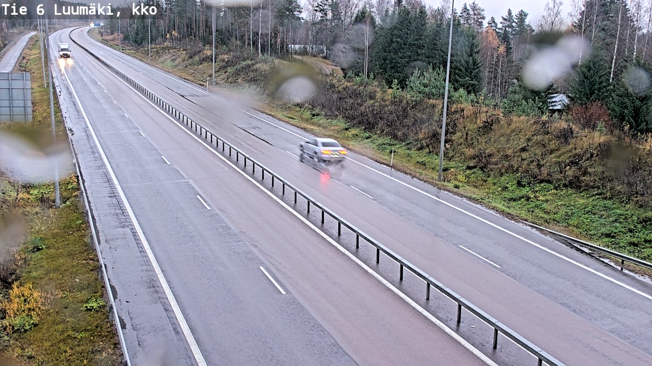 Weather Camera Image Road 6 Luumäki, kirkko, Luumäki, Etelä-Karjala