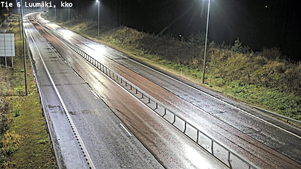 Weather Camera Image Road 6 Luumäki, kirkko, Luumäki, Etelä-Karjala