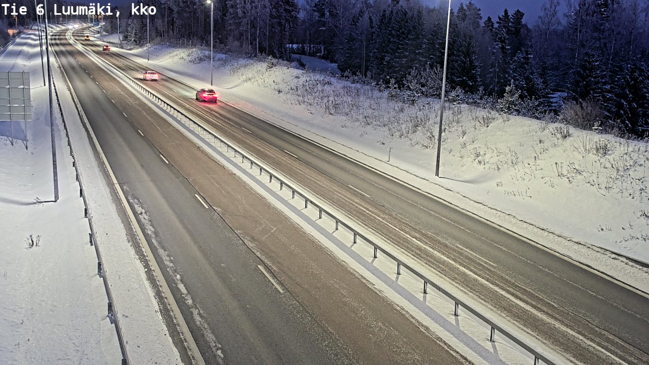 Kelikamerat Kuva Tie 6 Luumäki, kirkko, Luumäki, Etelä-Karjala