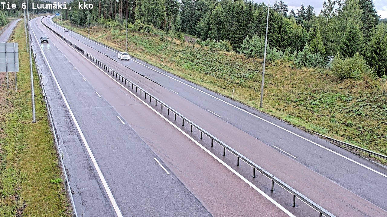 Kelikamerat Kuva Tie 6 Luumäki, kirkko, Luumäki, Etelä-Karjala