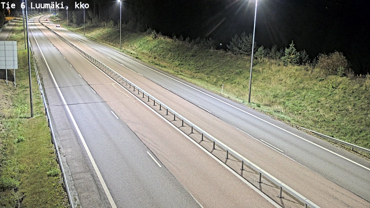 Weather Camera Image Road 6 Luumäki, kirkko, Luumäki, Etelä-Karjala