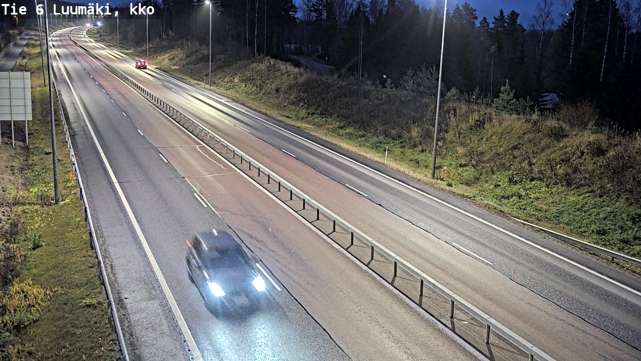 Kelikamerat Kuva Tie 6 Luumäki, kirkko, Luumäki, Etelä-Karjala