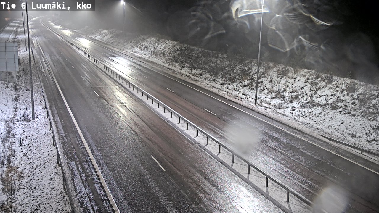 Weather Camera Image Road 6 Luumäki, kirkko, Luumäki, Etelä-Karjala