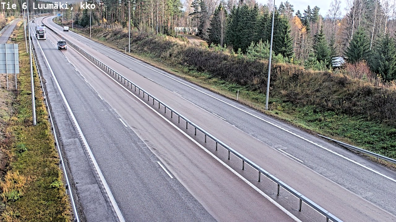 Kelikamerat Kuva Tie 6 Luumäki, kirkko, Luumäki, Etelä-Karjala