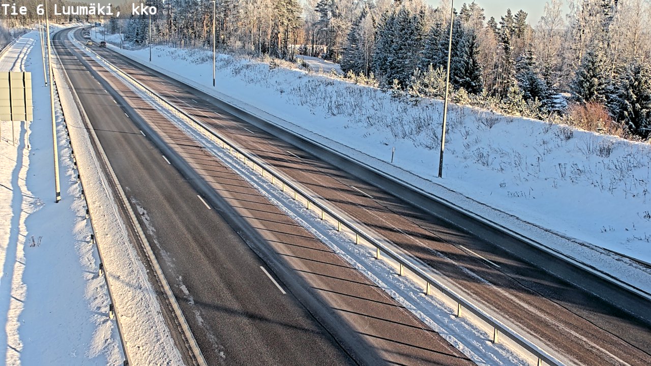 Weather Camera Image Road 6 Luumäki, kirkko, Luumäki, Etelä-Karjala
