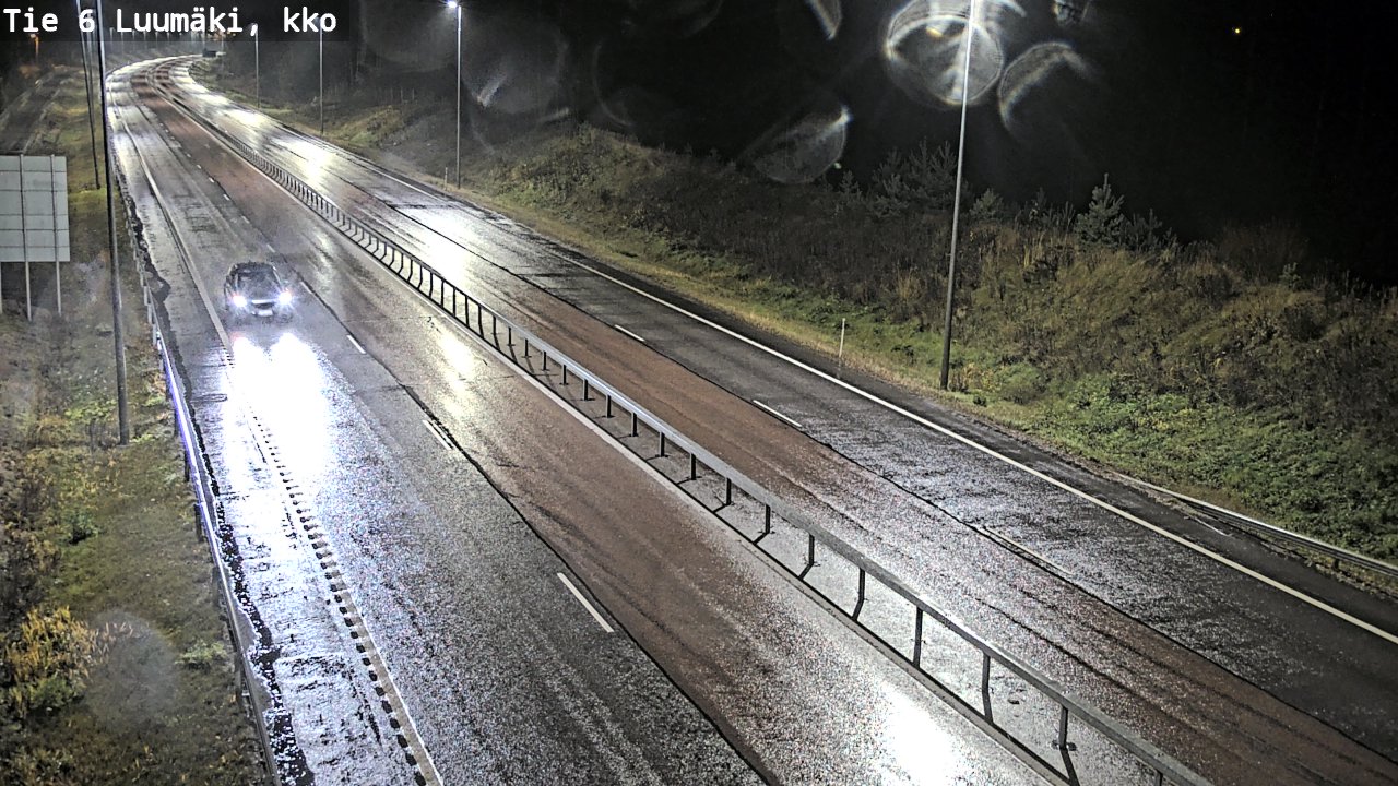 Weather Camera Image Road 6 Luumäki, kirkko, Luumäki, Etelä-Karjala