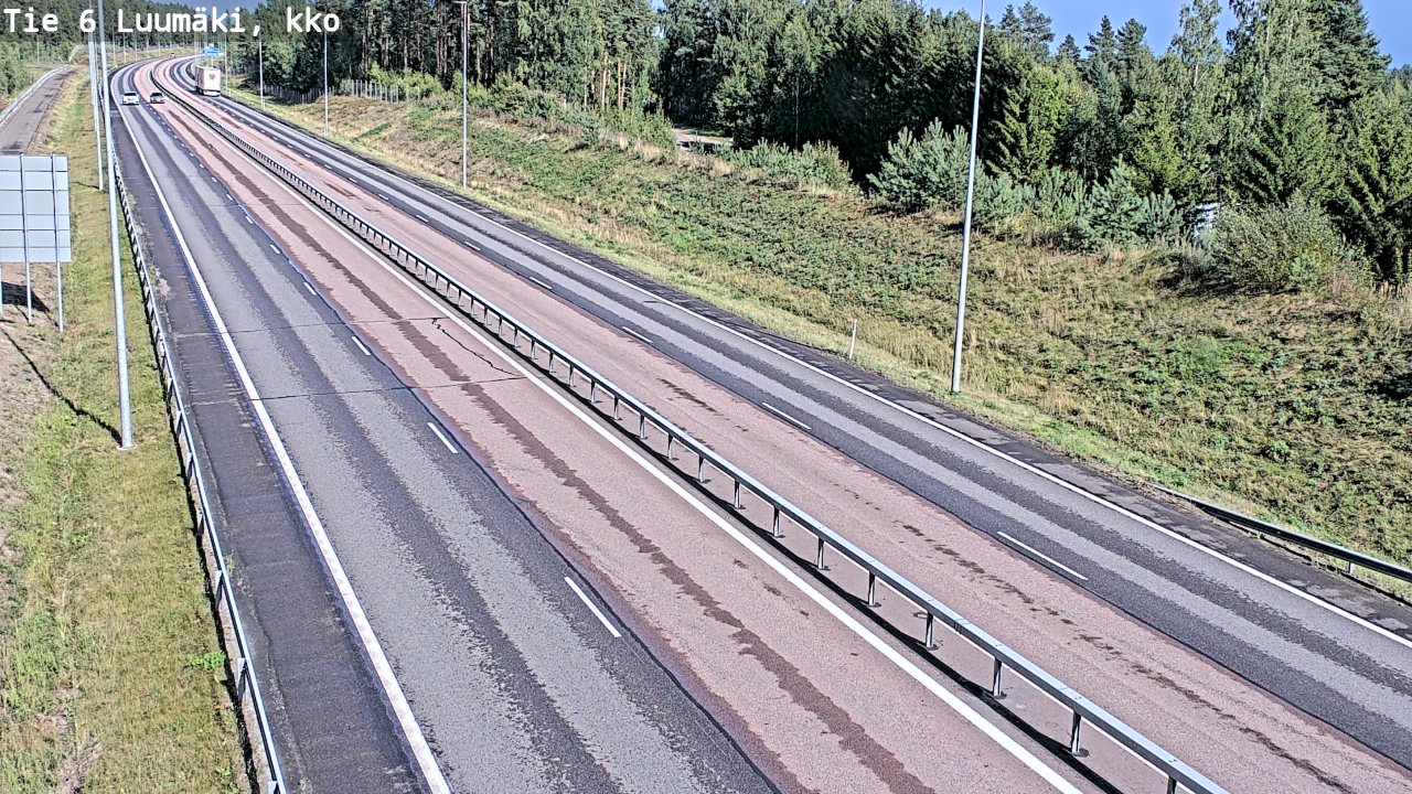 Kelikamerat Kuva Tie 6 Luumäki, kirkko, Luumäki, Etelä-Karjala