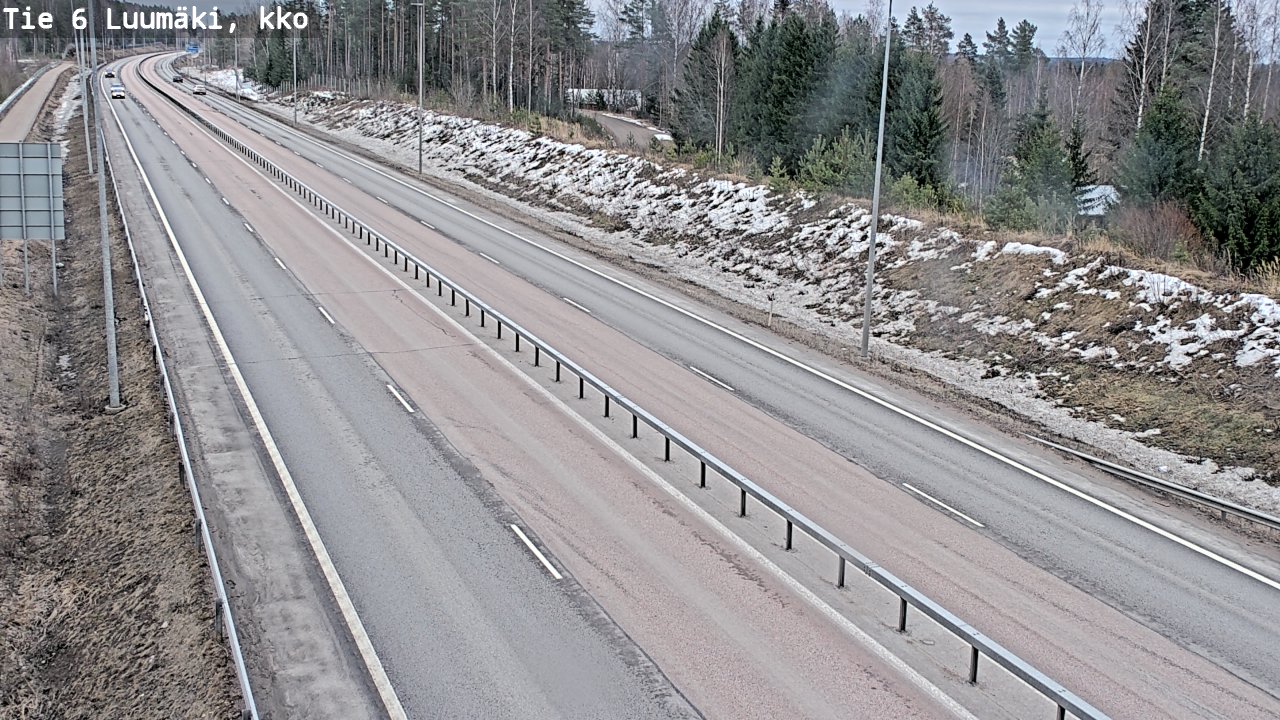 Kelikamerat Kuva Tie 6 Luumäki, kirkko, Luumäki, Etelä-Karjala