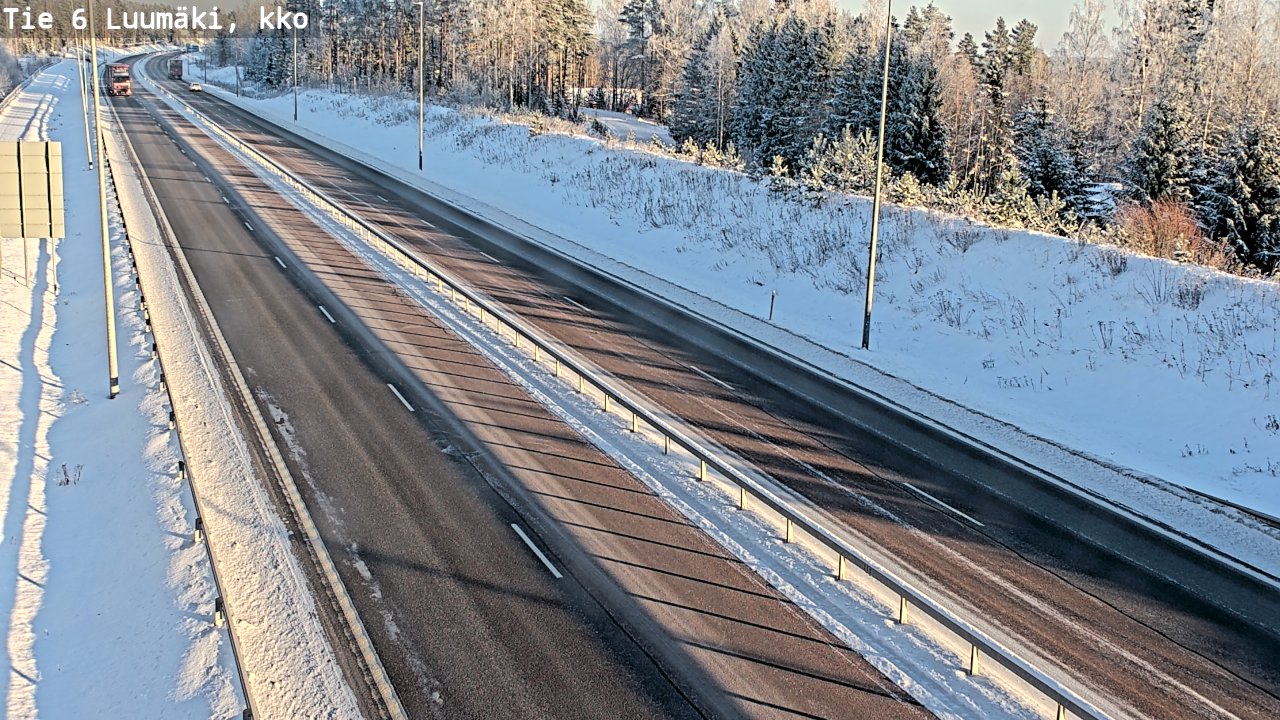 Weather Camera Image Road 6 Luumäki, kirkko, Luumäki, Etelä-Karjala