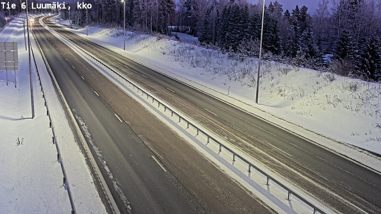 Kelikamerat Kuva Tie 6 Luumäki, kirkko, Luumäki, Etelä-Karjala