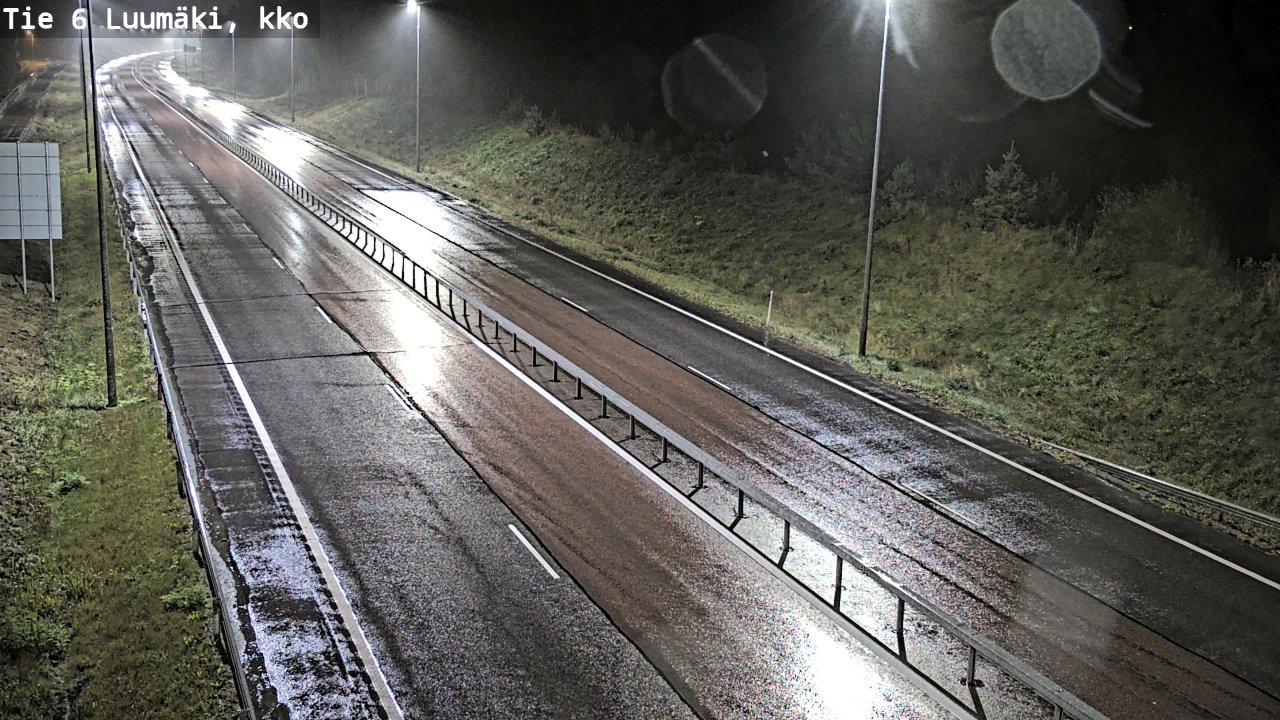 Weather Camera Image Road 6 Luumäki, kirkko, Luumäki, Etelä-Karjala