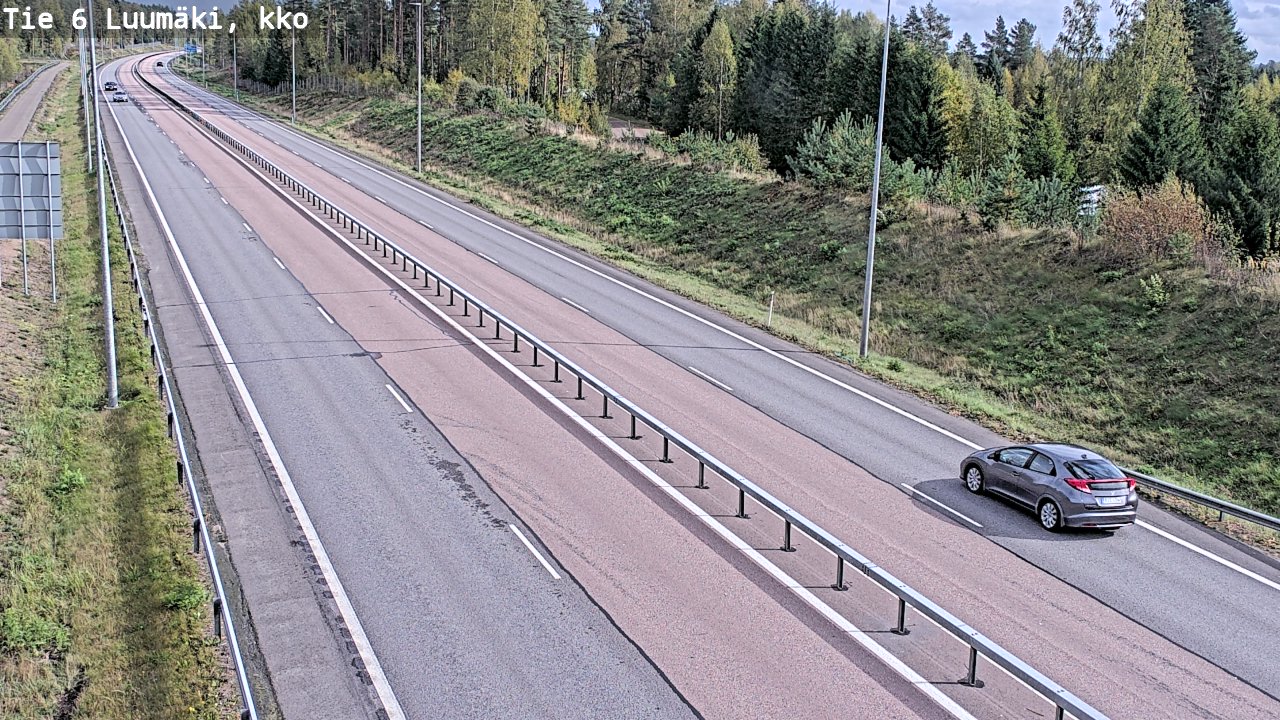 Weather Camera Image Road 6 Luumäki, kirkko, Luumäki, Etelä-Karjala