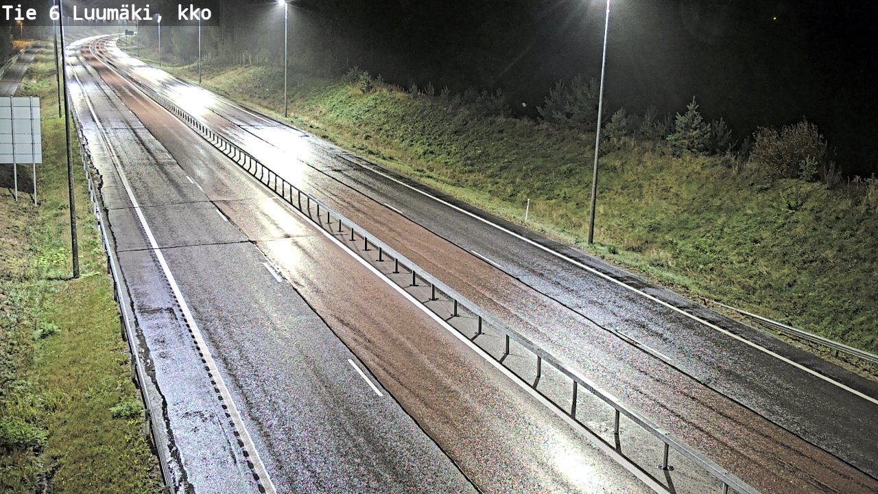 Weather Camera Image Road 6 Luumäki, kirkko, Luumäki, Etelä-Karjala