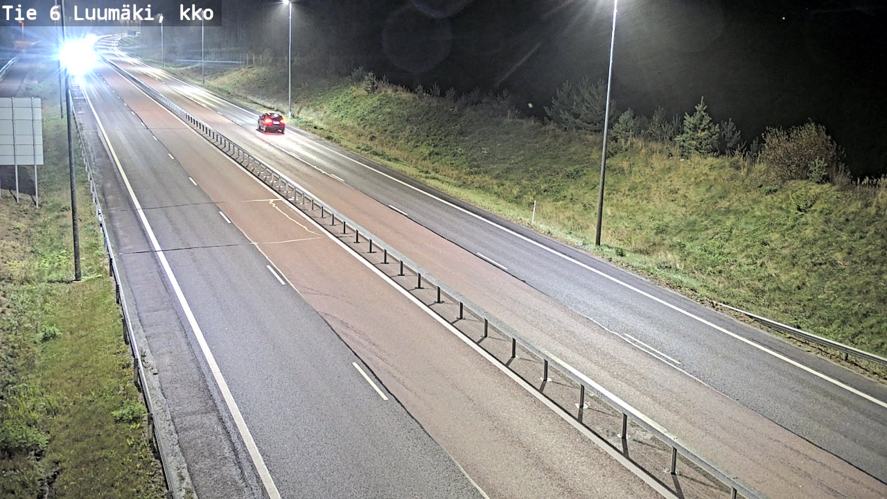 Weather Camera Image Road 6 Luumäki, kirkko, Luumäki, Etelä-Karjala
