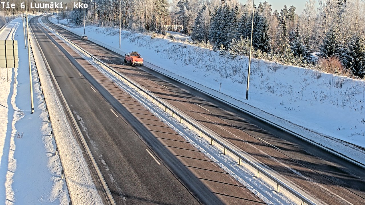Weather Camera Image Road 6 Luumäki, kirkko, Luumäki, Etelä-Karjala