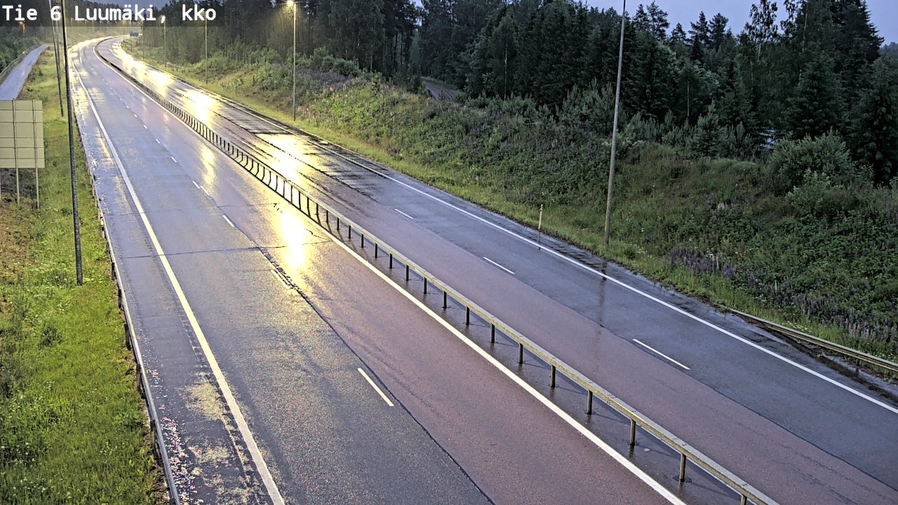 Kelikamerat Kuva Tie 6 Luumäki, kirkko, Luumäki, Etelä-Karjala