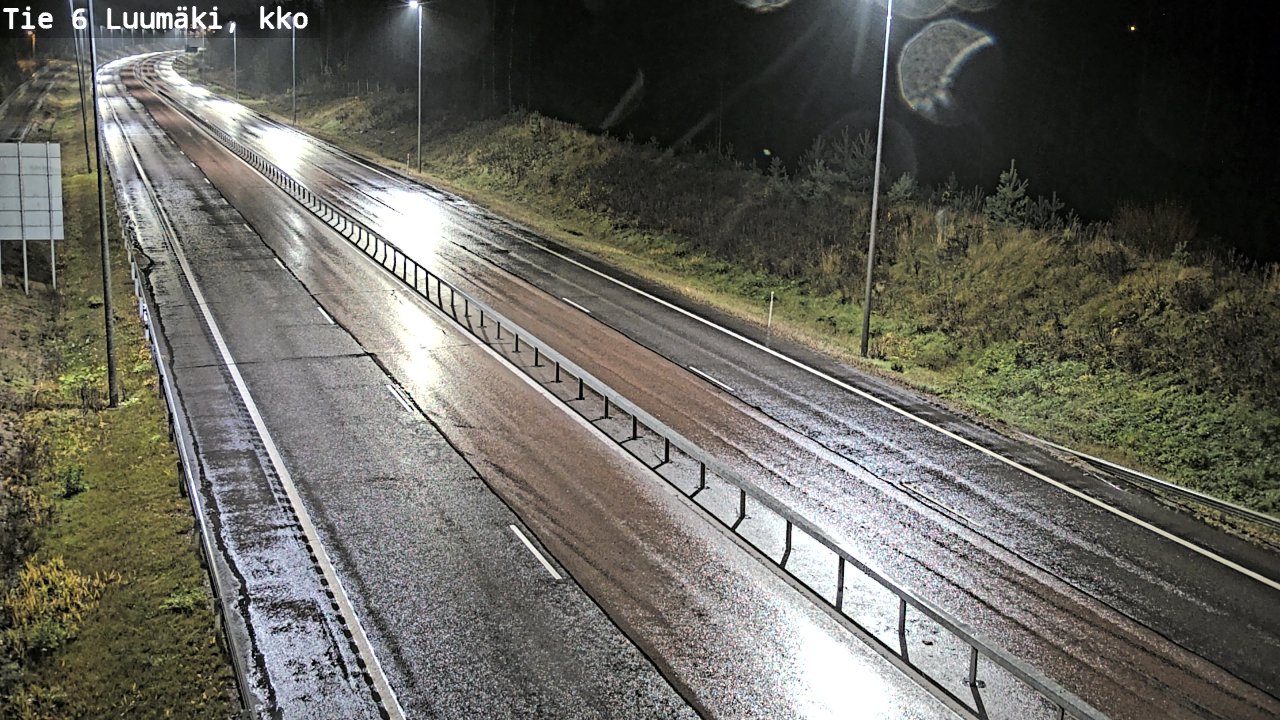 Weather Camera Image Road 6 Luumäki, kirkko, Luumäki, Etelä-Karjala