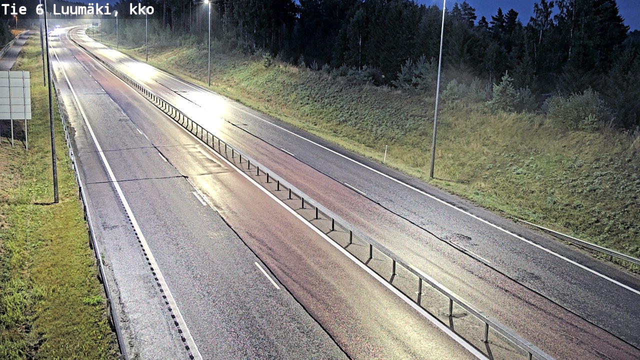 Kelikamerat Kuva Tie 6 Luumäki, kirkko, Luumäki, Etelä-Karjala