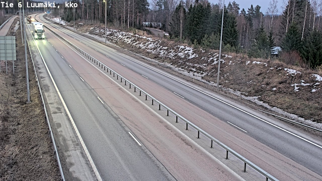 Weather Camera Image Road 6 Luumäki, kirkko, Luumäki, Etelä-Karjala