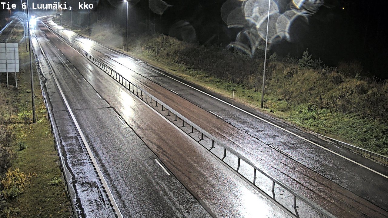 Weather Camera Image Road 6 Luumäki, kirkko, Luumäki, Etelä-Karjala