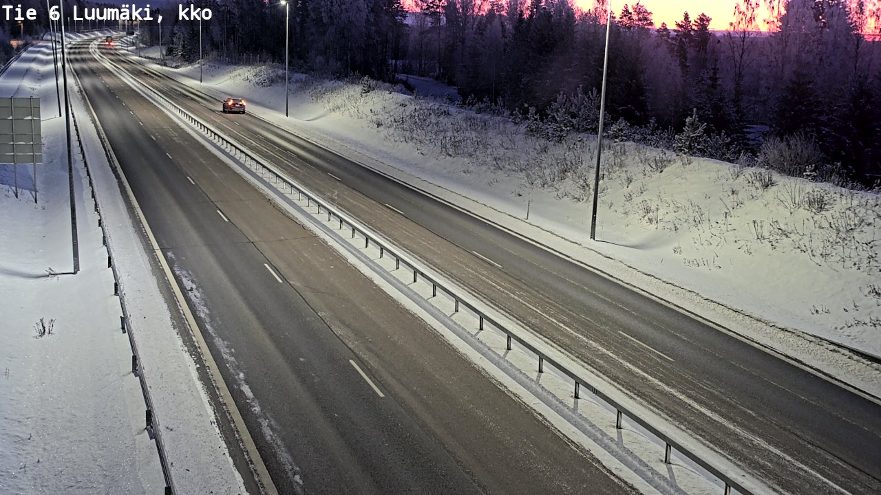 Kelikamerat Kuva Tie 6 Luumäki, kirkko, Luumäki, Etelä-Karjala