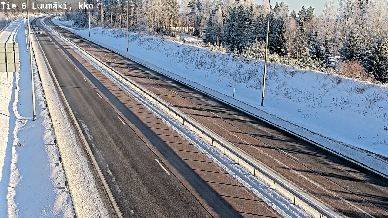 Weather Camera Image Road 6 Luumäki, kirkko, Luumäki, Etelä-Karjala