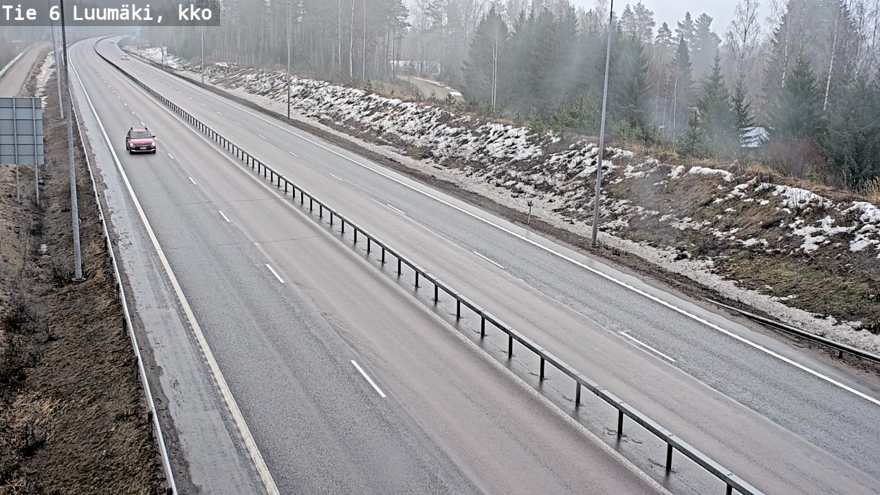 Kelikamerat Kuva Tie 6 Luumäki, kirkko, Luumäki, Etelä-Karjala