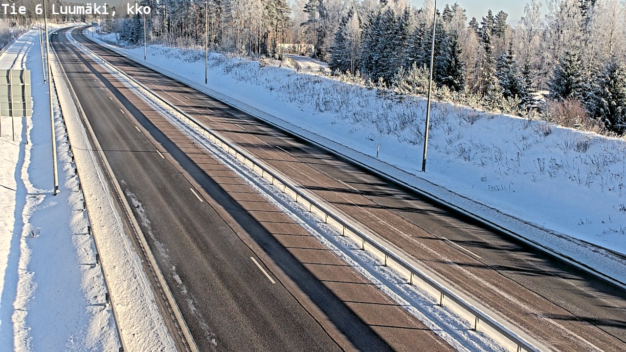 Weather Camera Image Road 6 Luumäki, kirkko, Luumäki, Etelä-Karjala
