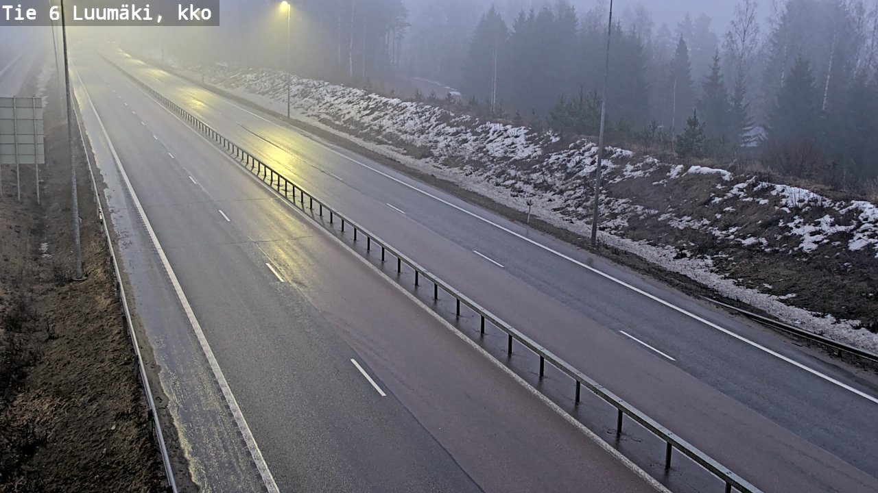 Kelikamerat Kuva Tie 6 Luumäki, kirkko, Luumäki, Etelä-Karjala