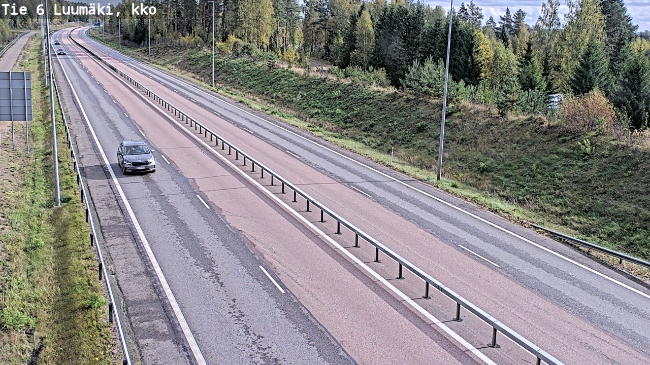 Kelikamerat Kuva Tie 6 Luumäki, kirkko, Luumäki, Etelä-Karjala