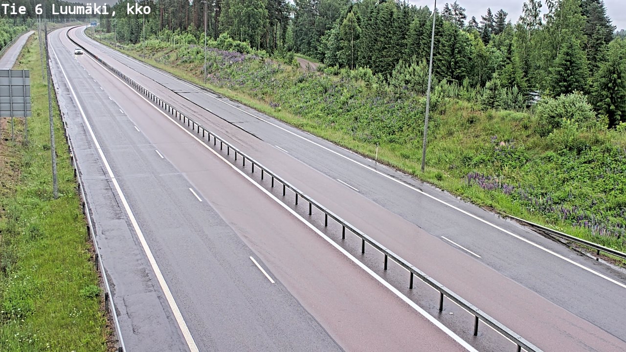 Kelikamerat Kuva Tie 6 Luumäki, kirkko, Luumäki, Etelä-Karjala