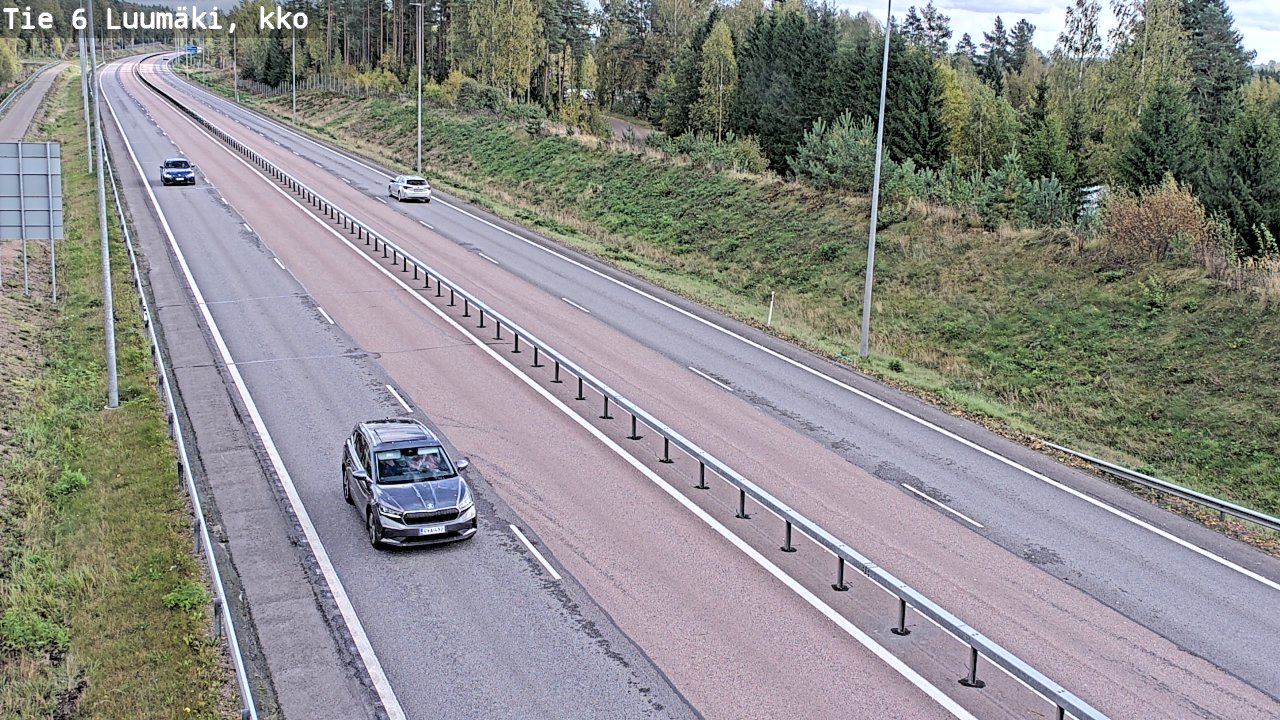Kelikamerat Kuva Tie 6 Luumäki, kirkko, Luumäki, Etelä-Karjala