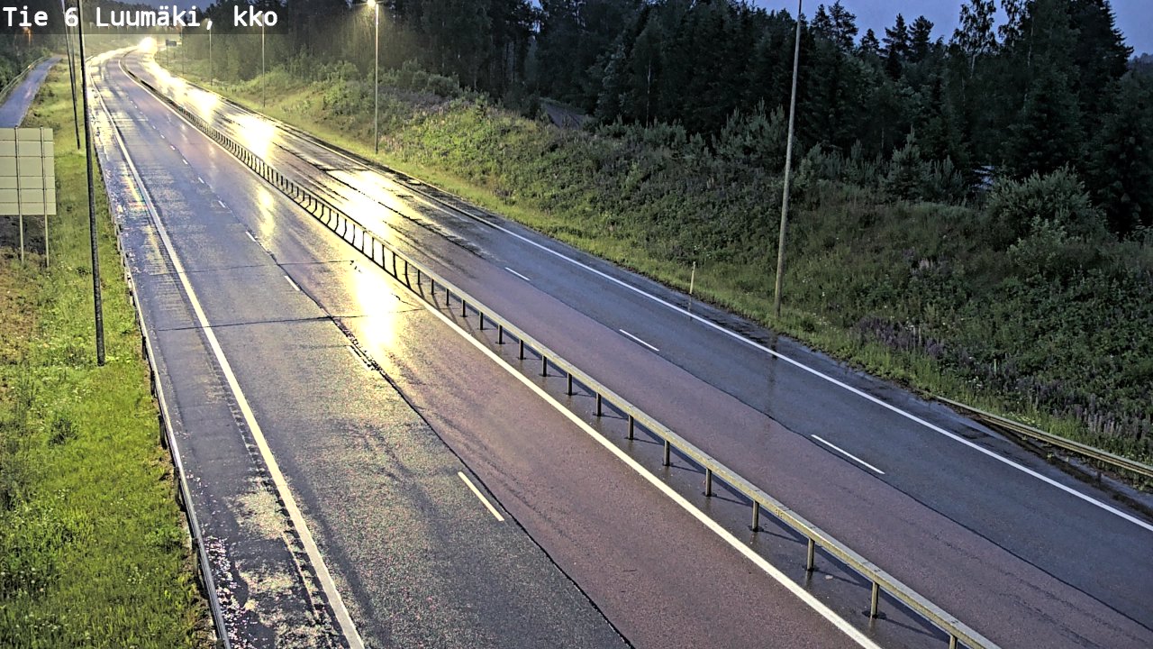 Kelikamerat Kuva Tie 6 Luumäki, kirkko, Luumäki, Etelä-Karjala