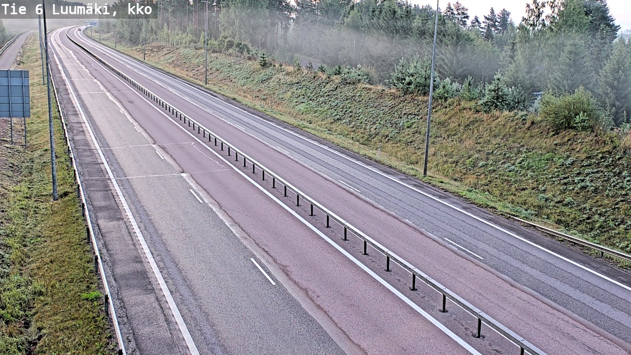 Kelikamerat Kuva Tie 6 Luumäki, kirkko, Luumäki, Etelä-Karjala