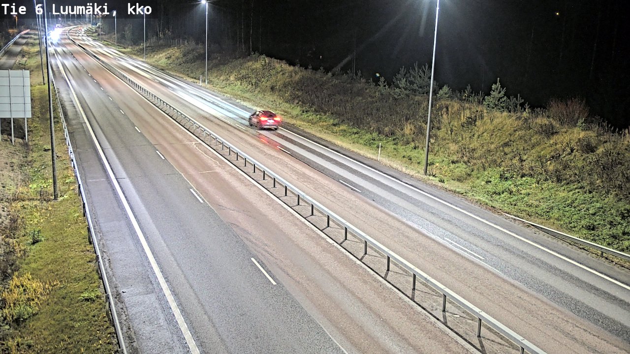 Kelikamerat Kuva Tie 6 Luumäki, kirkko, Luumäki, Etelä-Karjala