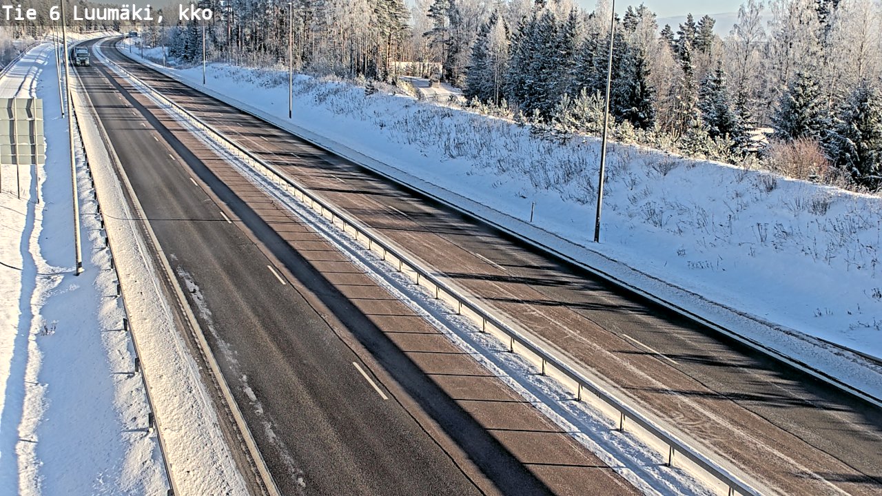 Weather Camera Image Road 6 Luumäki, kirkko, Luumäki, Etelä-Karjala