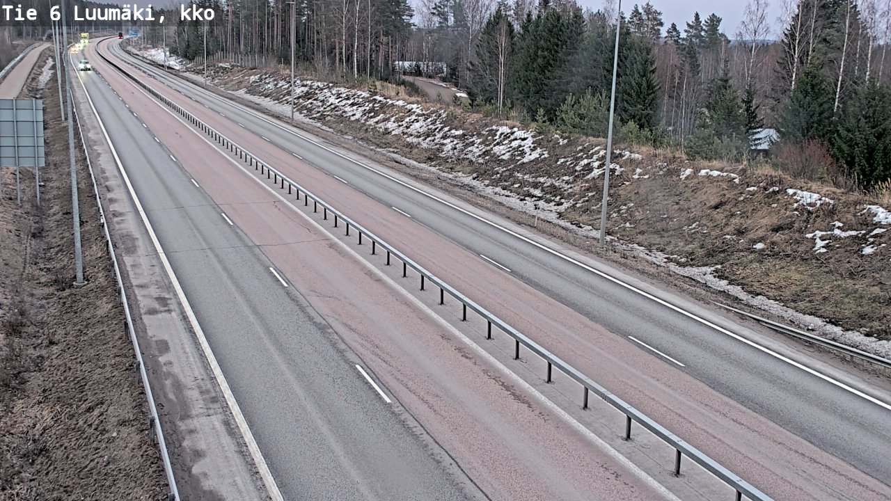 Weather Camera Image Road 6 Luumäki, kirkko, Luumäki, Etelä-Karjala