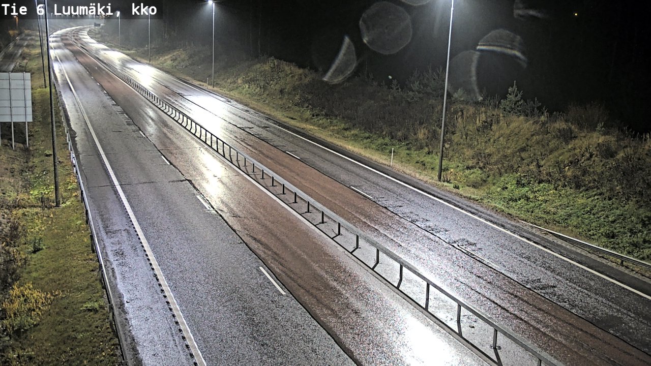 Weather Camera Image Road 6 Luumäki, kirkko, Luumäki, Etelä-Karjala
