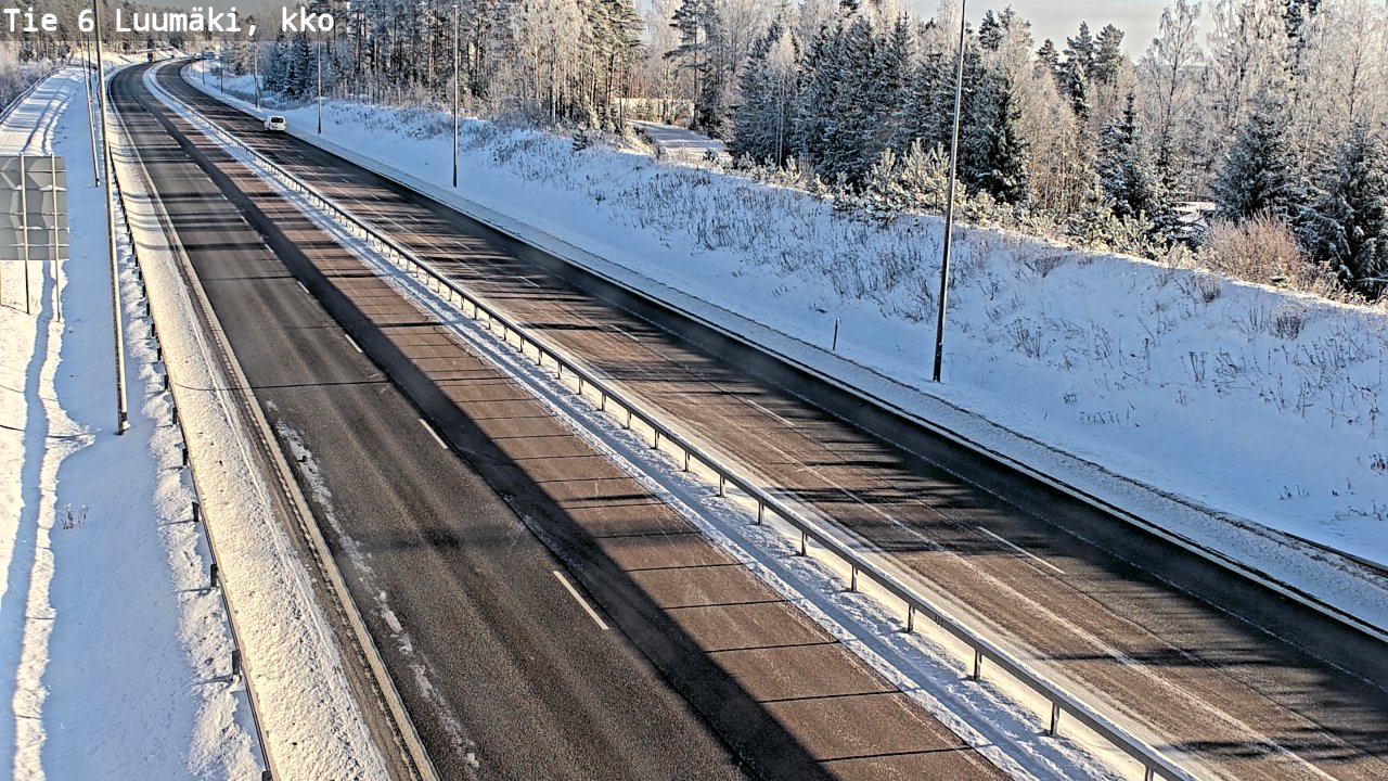 Weather Camera Image Road 6 Luumäki, kirkko, Luumäki, Etelä-Karjala