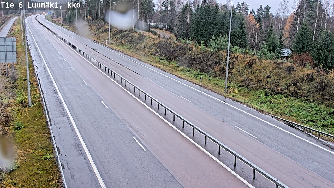Weather Camera Image Road 6 Luumäki, kirkko, Luumäki, Etelä-Karjala