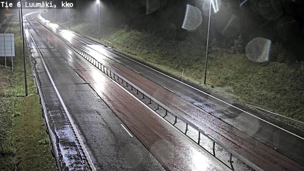 Weather Camera Image Road 6 Luumäki, kirkko, Luumäki, Etelä-Karjala