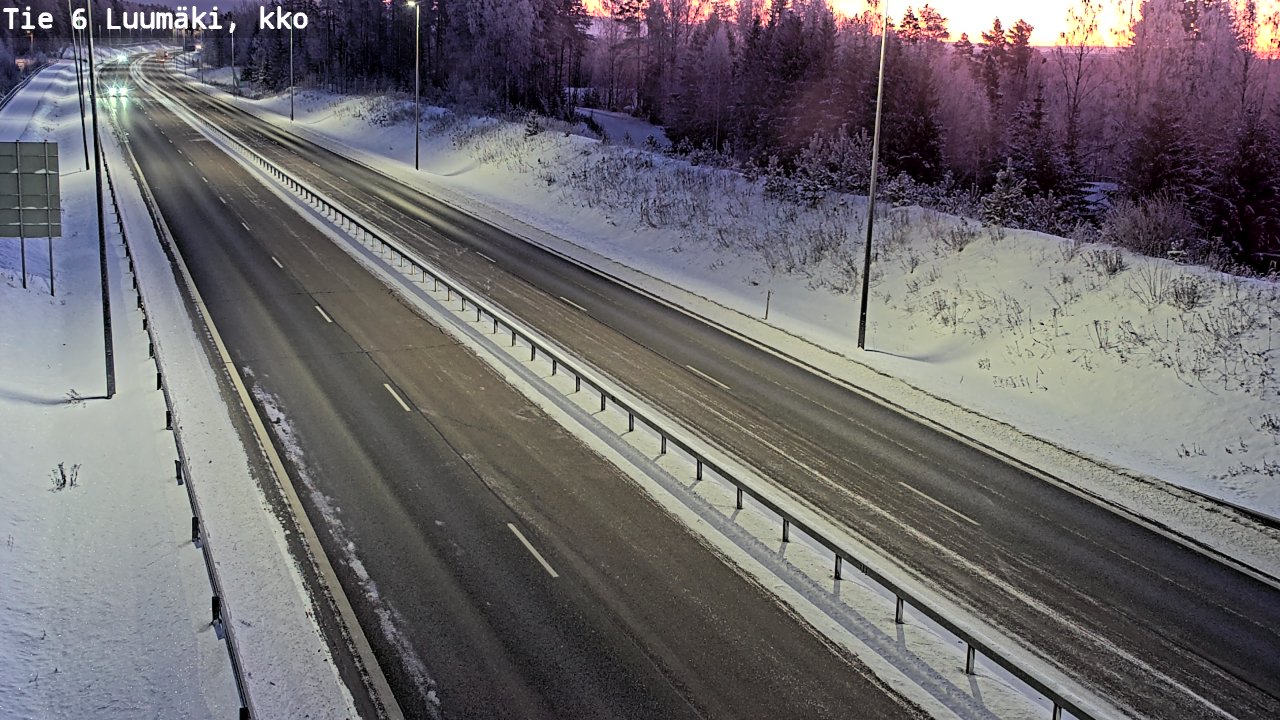 Kelikamerat Kuva Tie 6 Luumäki, kirkko, Luumäki, Etelä-Karjala