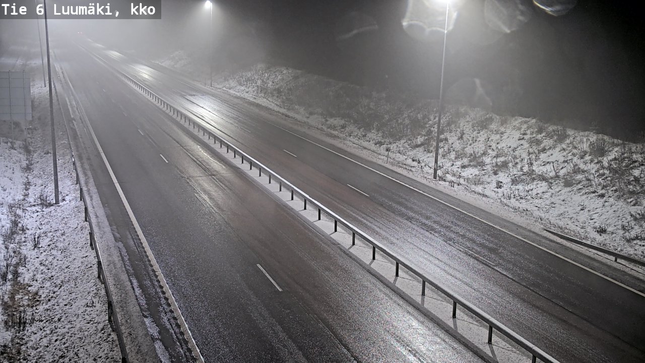 Weather Camera Image Road 6 Luumäki, kirkko, Luumäki, Etelä-Karjala