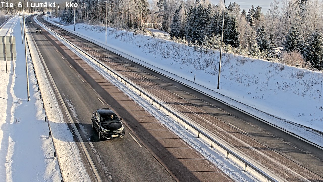 Kelikamerat Kuva Tie 6 Luumäki, kirkko, Luumäki, Etelä-Karjala