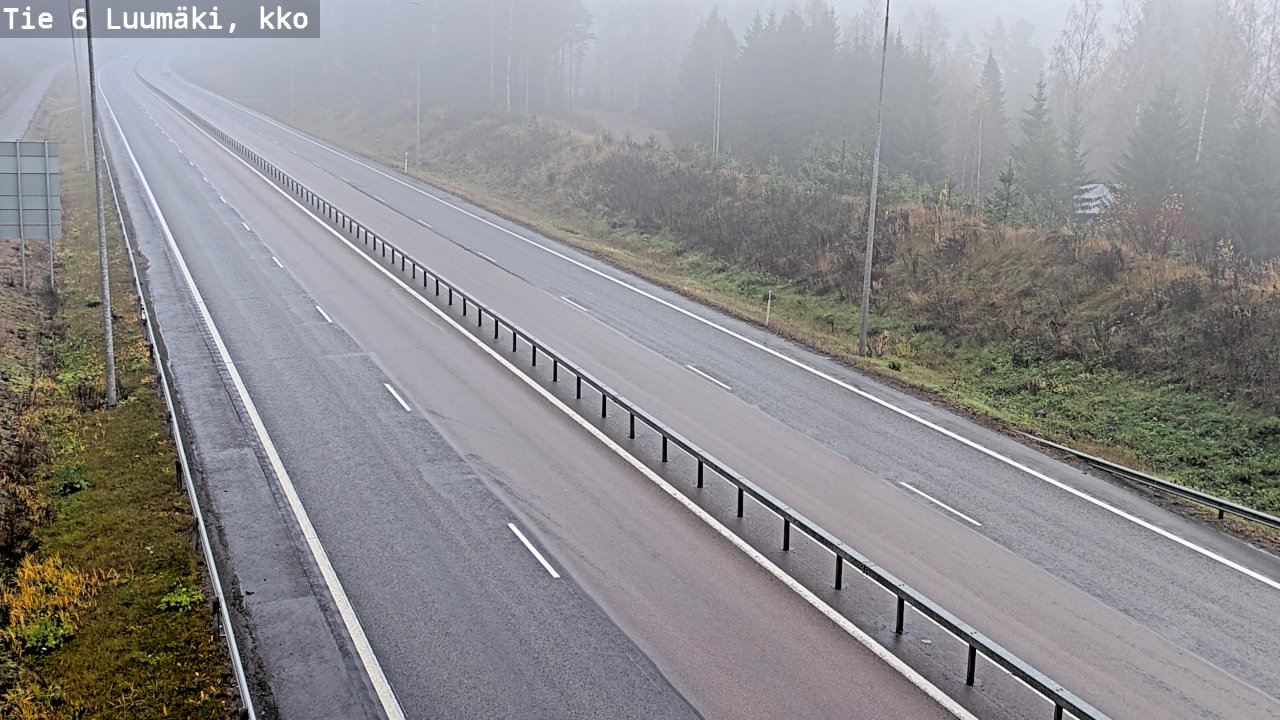 Kelikamerat Kuva Tie 6 Luumäki, kirkko, Luumäki, Etelä-Karjala