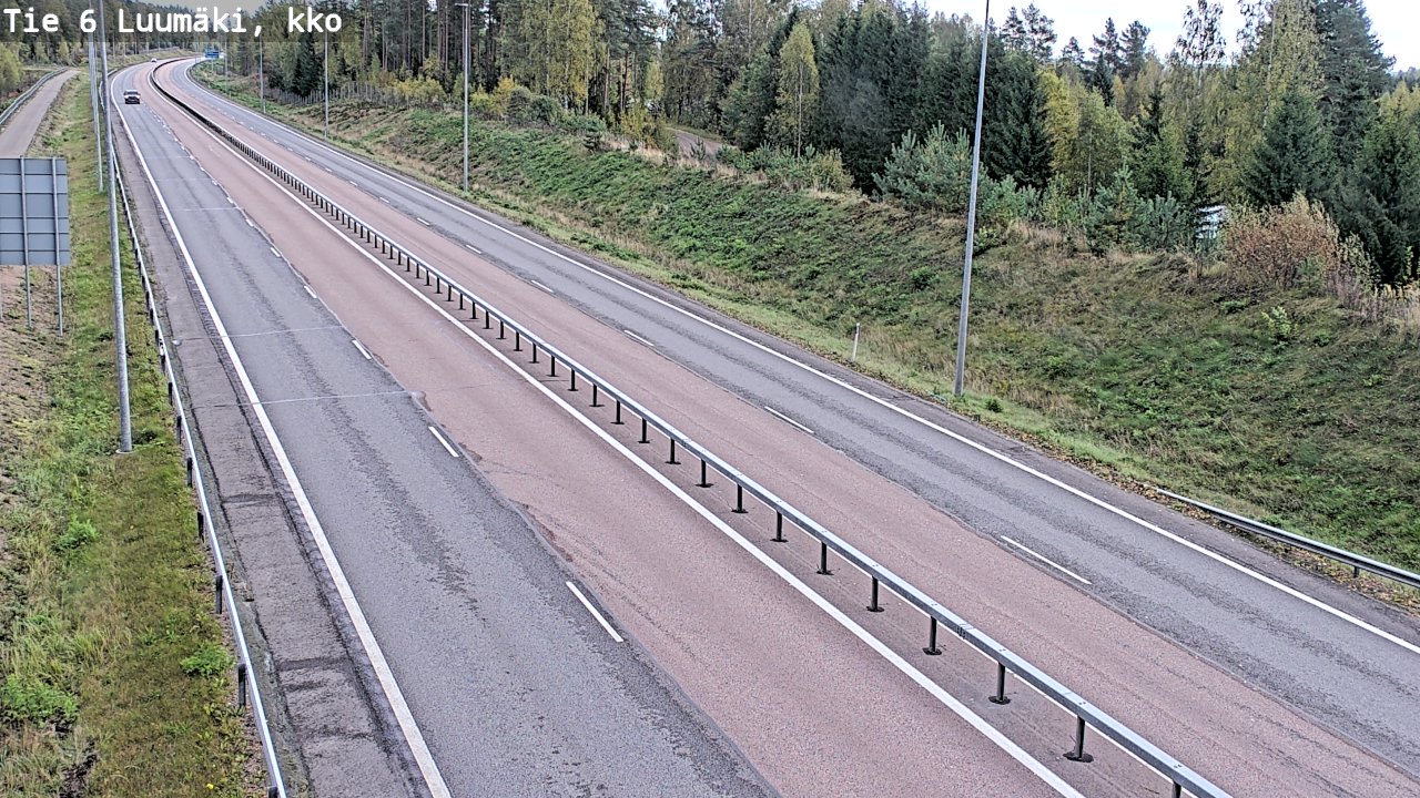 Kelikamerat Kuva Tie 6 Luumäki, kirkko, Luumäki, Etelä-Karjala