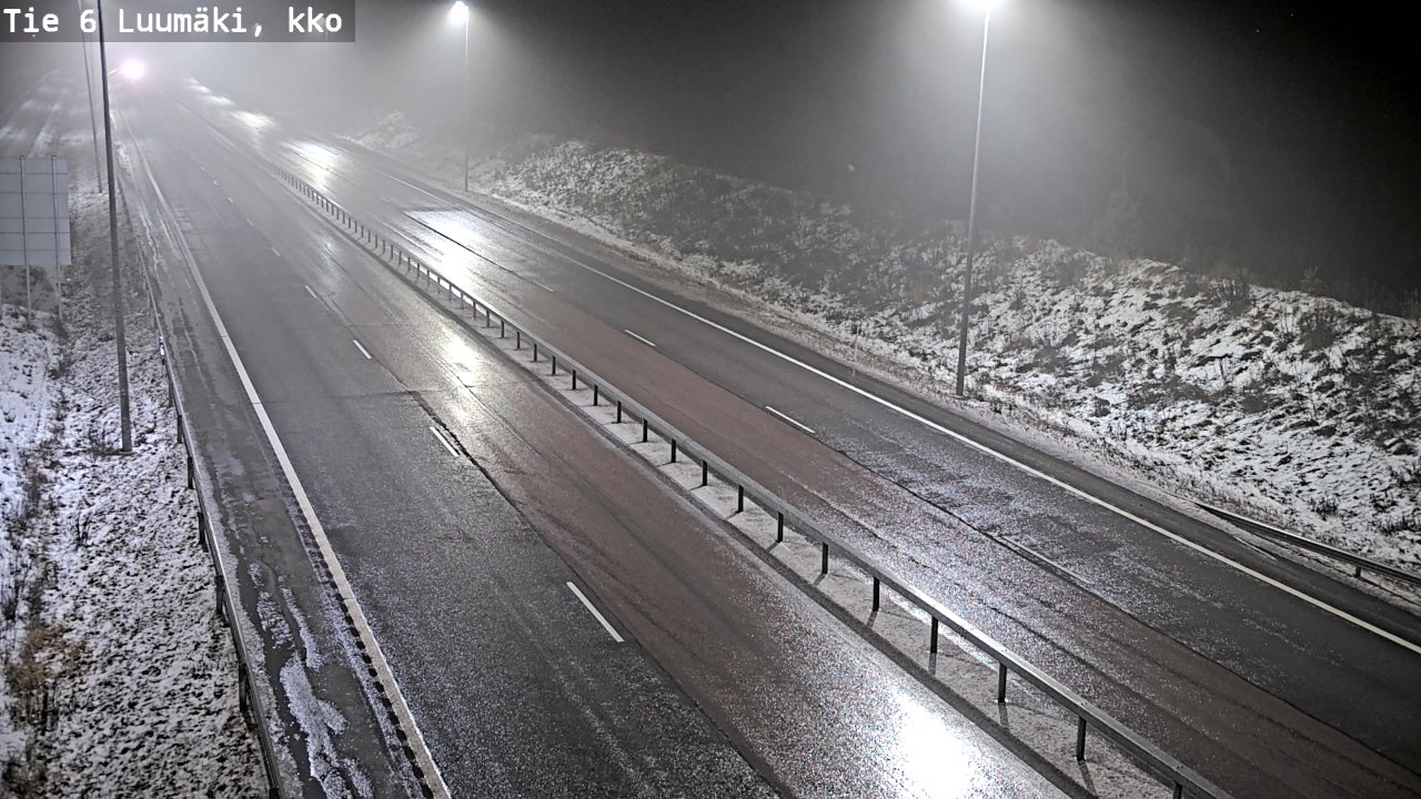 Weather Camera Image Road 6 Luumäki, kirkko, Luumäki, Etelä-Karjala