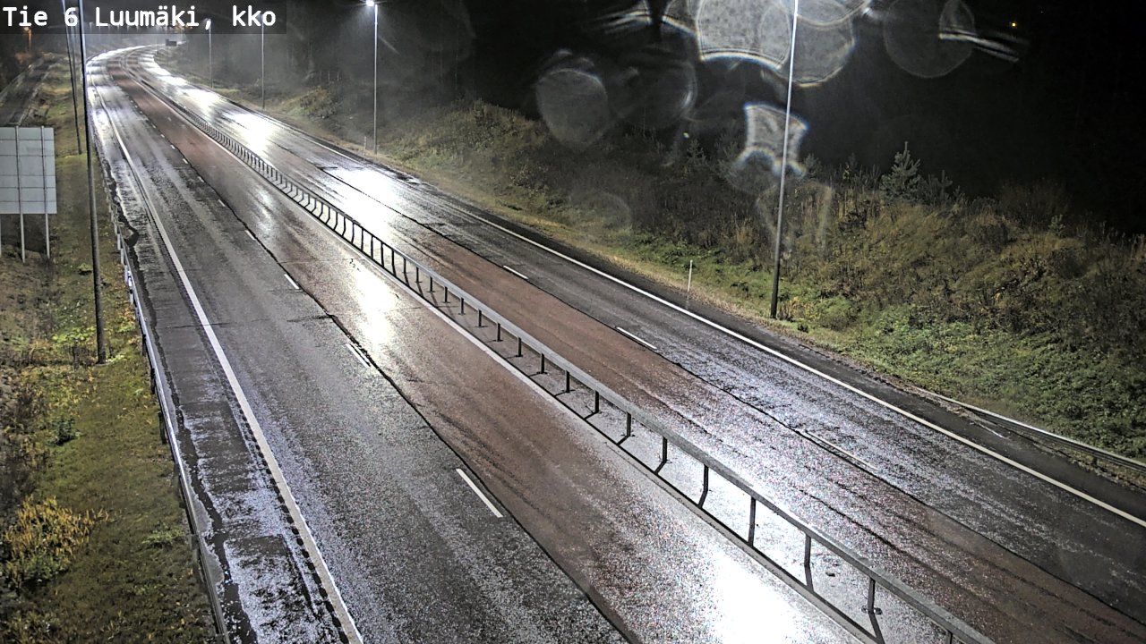 Weather Camera Image Road 6 Luumäki, kirkko, Luumäki, Etelä-Karjala